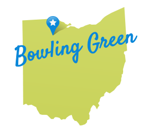 Map of Bowling Green, Ohio 